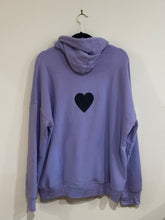 Load image into Gallery viewer, Lavender with Charcoal Divine Being Hoodie
