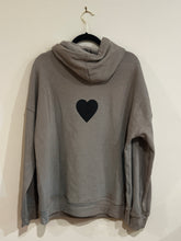 Load image into Gallery viewer, Gray with Charcoal Divine Being Hoodie
