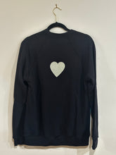 Load image into Gallery viewer, Vintage Black with Cream Divine Being Crewneck
